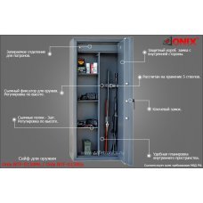 Оружейный сейф Onix Tantalum NTF-G150MEs