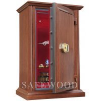 Сейф с отделкой деревом Safewood 29112T EL Flock Gold