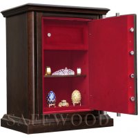 Сейф с отделкой деревом Safewood 278T EL Flock Gold