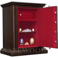 Сейф с отделкой деревом Safewood 278T EL Flock Gold