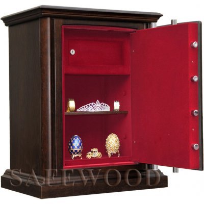 Сейф с отделкой деревом Safewood 278T EL Flock Gold