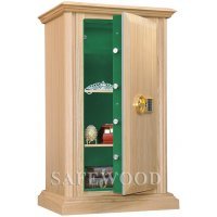 Сейф с отделкой деревом Safewood 112EL Flock Gold