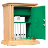 Сейф с отделкой деревом Safewood 78EL Flock Gold