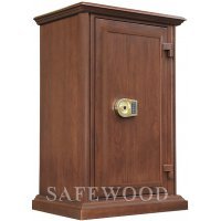 Сейф с отделкой деревом Safewood 29112T EL Flock Gold