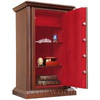 Сейф с отделкой деревом Safewood 112EL Flock Gold