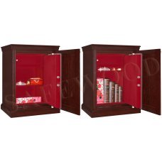 Сейф с отделкой деревом Safewood 78EL DS2 Flock Chrome