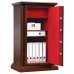 Сейф с отделкой деревом Safewood 112EL Flock Chrome