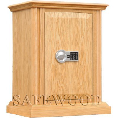 Сейф с отделкой деревом Safewood 78EL Primary Chrome
