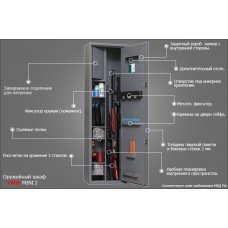 Оружейный сейф Onix MINI-2MEs