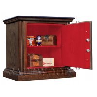 Сейф с отделкой деревом Safewood 57EL Flock Chrome Сейф с отделкой деревом Safewood 57EL Flock Chrome