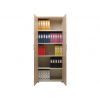 Шкаф NW 2080 закрытый вяз натуральный / бежевый