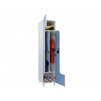 Шкаф для раздевалок WLZ 21-40 EL голубой/белый