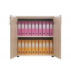 Шкаф NW 0880 закрытый вяз натуральный / бежевый