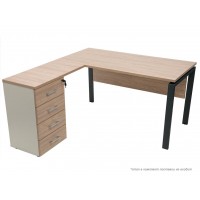 Тумба боковая NPW-408 L4 вяз натуральный/бежевый