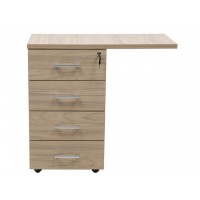 Тумба боковая NPW-408 L4 вяз натуральный/бежевый