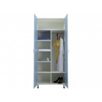 Шкаф для одежды MW-2 1980 голубой