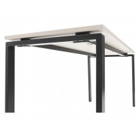 Стол NT 140x70 белое дерево/серый