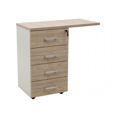 Тумба боковая NPW-408 L4 вяз натуральный/бежевый