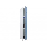 Шкаф для раздевалок WL 13-30 голубой/белый