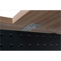 Брифинг-приставка NT 120 вяз натуральный/антрацит