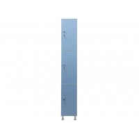 Шкаф для раздевалок WL 13-30 голубой/белый