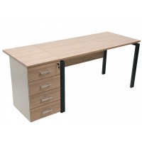 Тумба приставная 70 NPW-407 L4 вяз натуральный/бежевый