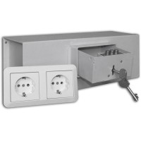 Сейф встраиваемый тайник-розетка Muller Safe STW1