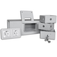 Сейф встраиваемый тайник-розетка Muller Safe STW1