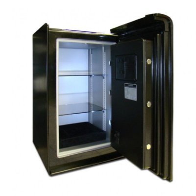 Сейф Lucell LU-2000BW#P Бело-лиловая роза Swarovski