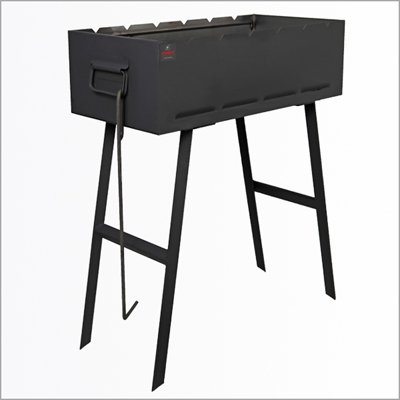 Мангал сварной с кочергой