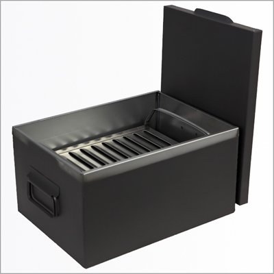 Коптильня средняя двухрядная с подставкой