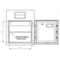Сейф депозитный Stahlkraft BS-M43S