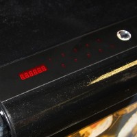 Сейф LU-1000BW#P Бело-лиловая роза Swarovski