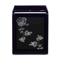 Сейф LU-1000BW#W Белая роза Swarovski