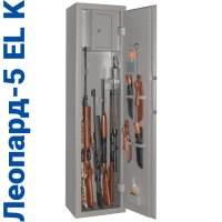 Сейф оружейный GunSafe Леопард 5EL K