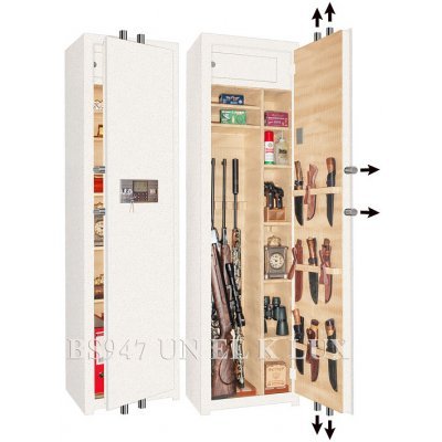 Сейф оружейный Gunsafe с сигнализацией BS947 UN EL K Lux